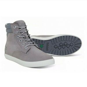 Timberland Womens Dausette Gray Nubuck Leather Sneaker Boots Size 8
